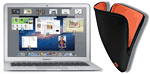 Apple MacBook Air Core i5 à 1,7 GHz 13,3" LED 128 Go + Be.ez - Housse pour MacBook 13,3" N