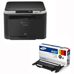 Samsung CLX-3185 + Toner Samsung CLT-K4072S Noir - Imprimante Imprimante