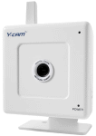 Y-cam Caméra de Vidéosurveillance White S - Enregistrements couleur, audio, mode basse lumière