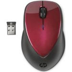 HP Souris sans fil X4000 avec capteur laser Ruby Red - Rouge
