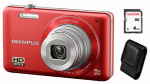 Pack Fnac : Olympus X-990 Rouge + Etui + SDHC 4 Go