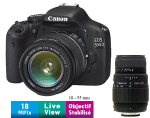 Canon EOS 550D + 2 Obj. : Canon EF-S IS 18 - 55 mm f/3.5 - 5.6 + Sigma DG APO 70 - 300 mm f/4.0 - 5.6 Macro