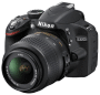 Nikon D3200 Noir + Obj. Nikon AF-S DX VR 18 - 55 mm f/3.5 - 5.6 série G
