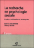 Les projets de recherche en psychologie sociale - Méthodes,... chez Fnac: 9782200263010