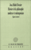 histoire philo.moderne et contemporaine