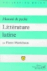 Litterature latine manuel de poche