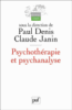 Psychothérapie et psychanalyse