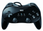 Manette Classique Pro noire pour Nintendo Wii