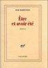 Etre et avoir été