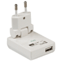 T'nB Chargeur secteur USB pliable blanc