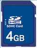 Carte mémoire SDHC 4 Go