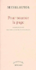 Pour tourner la page