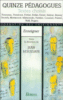 15 pedagogues textes choisis