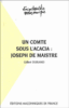 Un comte sous l'acacia:joseph de maistre