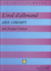 L'oral d'allemand aux concours