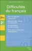 Difficultés du français