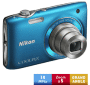 Nikon CoolPix S3100 Bleu Caraïbes