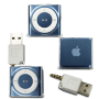 Coque Crystal MCA et connecteur USB pour iPod Shuffle IV