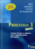 Processus 3, gestion fiscale et relations avec l'administration des impôts