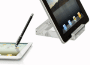 Targus Support Mini Stand Universel pour Tablettes tactiles 7" à 10" - Transparent + Stylet / Stylo 2 en 1 universel pour Tablettes tactiles et Smartphones