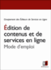 Edition de contenus et de services en ligne