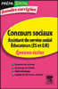 Annales corrigées, concours Assistant de service social