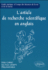 L'article de recherche scientifique en anglais