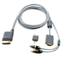 Nexcom Câble Vidéo (VGA) Premium + Câble Audio stéréo (RCA) Pour Xbox 360