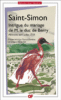 Intrigue du mariage de M. le Duc de Berry