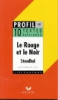 Le rouge et le noir de Stendhal