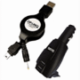 Zip-Linq chargeur USB + adaptateur allume-cigare pour GPS Navigon, Mio, Navman, Garmin, ViaMichelin et Medion