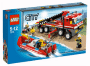 Lego - 7213 - Le camion tout terrain et le bateau des pompiers