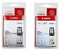 Cartouche Canon PG-510 BK (noire) + Cartouche Canon CL-511 (couleurs)