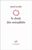 La régulation juridique des sexualités