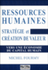 Ressources humaines, création de valeur et capital humain