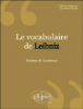 Le vocabulaire de Leibniz