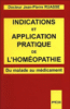 Indications et application pratique de l'homéopathie
