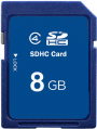 Carte mémoire SDHC 8 Go