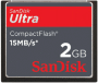 SanDisk Ultra Carte mémoire CompactFlash 2 Go