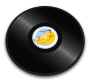 Joseph Joseph Planche à découper ronde Banana Vinyl