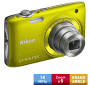 Nikon CoolPix S3100 Jaune Incas