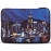 Be.ez Housse LArobe HongKong by Night pour MacBook Air 13" - Bla