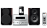Yamaha MCR-232 argent/marrons