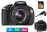 Canon EOS 600D + Obj. Canon EF-S IS 18 - 55 mm f/3.5 - 5.6 + Fourre-tout 100EG + Courroie de poignée E2 + Lexar Professional 133x SDHC 16 Go Class10