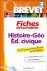 Objectif Brevet Fiches détachables Histoire Géographie, Education civique 3ème