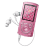 Sony NWZ-E464 FM rose 8 Go