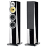 Bowers & Wilkins CM8 noir laqué par paire