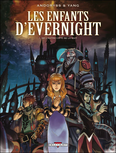 Couverture de Les enfants d'Evernight n° 1 De l'autre côté de la nuit