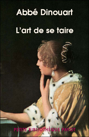 L'art de se taire, abbé Dinouart