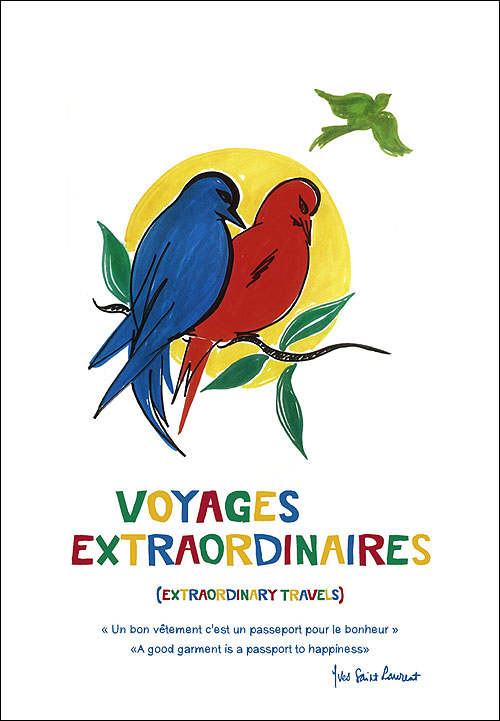Cahier de coloriage Yves Saint Laurent